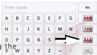 Enter name A B C D E F G A5B H I J K L M N 123 O P Q R S AAA V W X Y Z - - OK