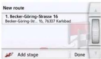 New route 1. Becker-Göring-Strasse 16 Becker-Göring-Str... 16, 76307 Karlsbad Add stage Done