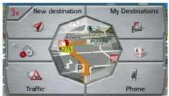 New destination My Destinations Traffic Phone