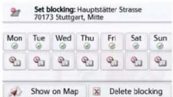 Set blocking: Hauptstätter Strasse 70173 Stuttgart, Mitte Mon Tue Wed Thu Fri Sat Sun Show on Map Delete blocking