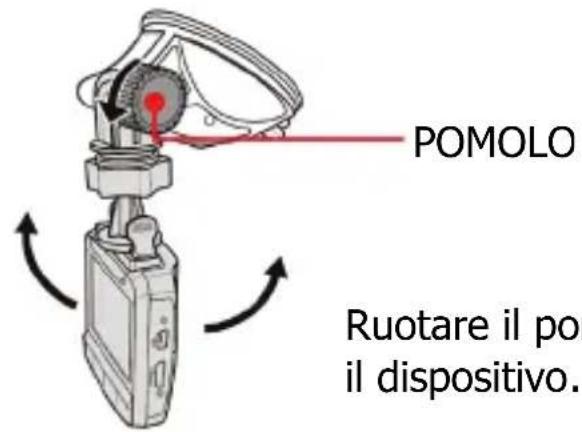 POMOLO Ruotare il poi il dispositivo.