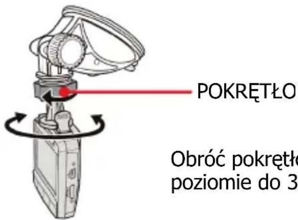 POKRETŁO Obróć pokrętło poziomie do 3