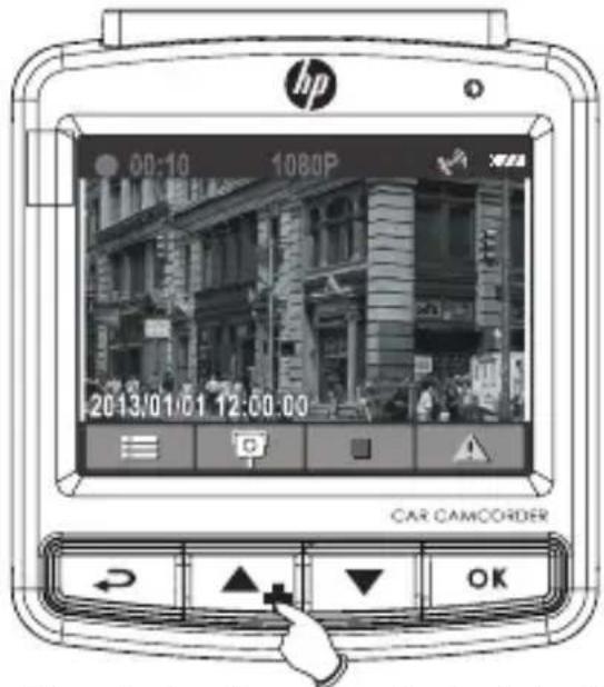 hp 00:10 1080P 2013/01/01 12:00:00 CAR CAMCORDER OK
