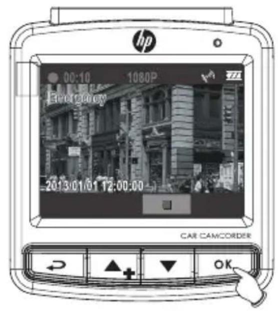 HP F310 - Prises de vue / enregistrement d'urgence - 2