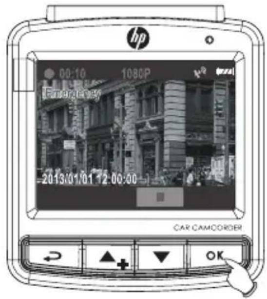 hp 00:10 108CP Emergiver 2013/01/01 12:00:00 CAR CAMCORDER