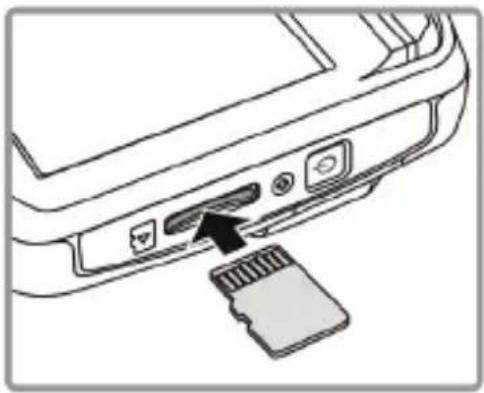 HP F310 - Einschieben der Mikro-SDHC-Karte / Anschließen an die Stromquelle - 1