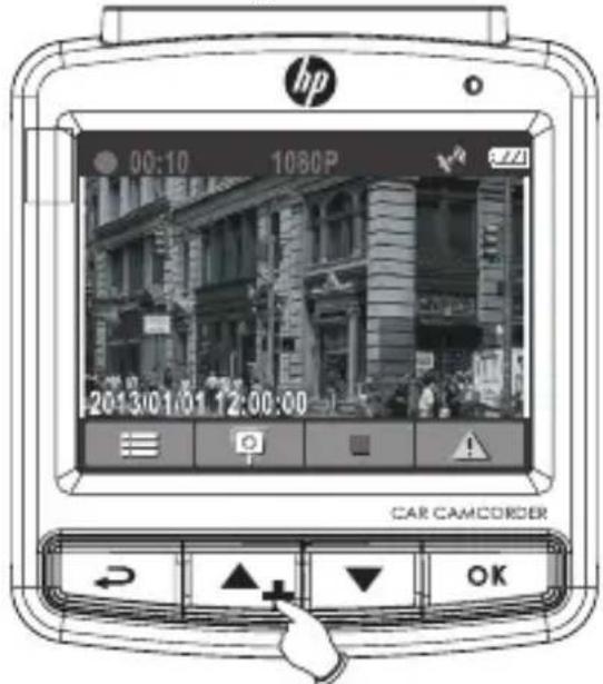 hp 00:10 1080P 2013/01/01 12:00:00 CAR CAMCORDER OK