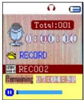 LENCO Podo-152 - a. To Start Recording Voice Memo - 1