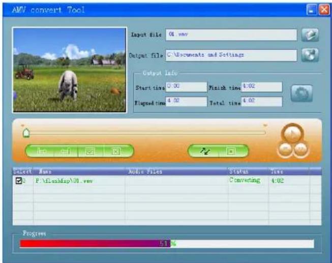 LENCO Podo-152 - Convert Video files into AMV - 3