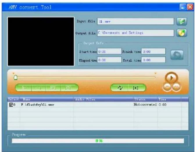 LENCO Podo-152 - Convert Video files into AMV - 1