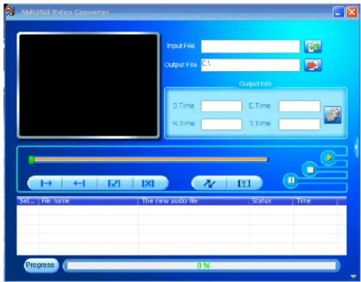 LENCO Xemio-768 - Videodateien in AVI/AMV-Dateien umwandeln - 1
