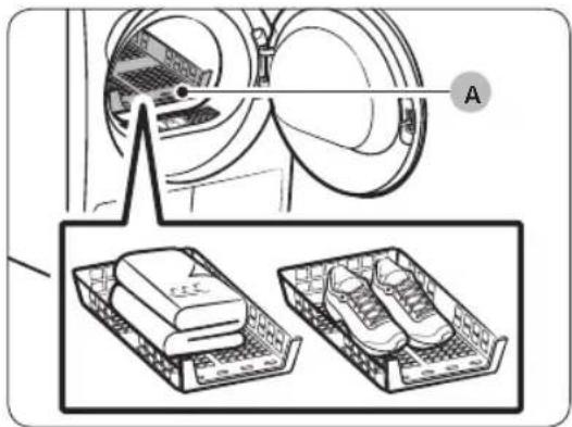 Diagram showing a device with labeled components and two views of a laptop case, likely illustrating a technical or educational concept.