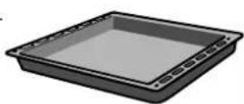 BOSCH HTB12E458T - Round enamel baking tray - 1