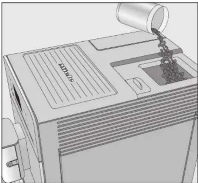 MIELE Silence CM 5510 - Filling the water container - 4