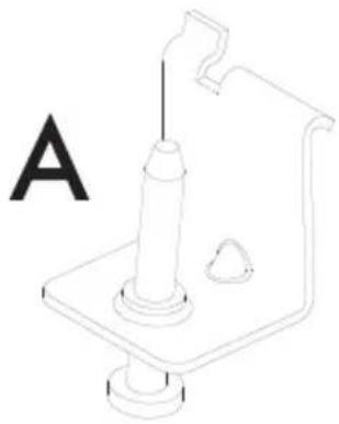 SMEG PGF64-4 - Fixing to the flush built-in model support structure - 6