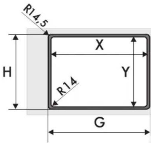 SMEG PGF64-4 - Fixing to the flush built-in model support structure - 2