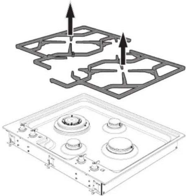 SMEG PGF64-4 - Changing the nozzles - 1