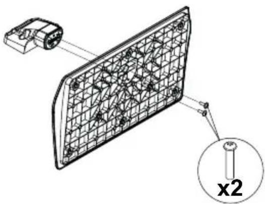 PANASONIC TX-24JS350E - Assembling the pedestal - 1