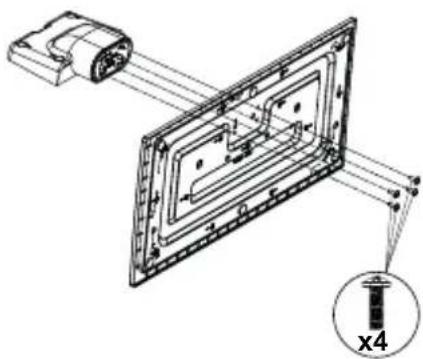 PANASONIC TX-50HX580E - Assembling the pedestal - 1