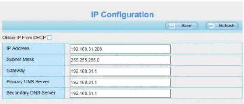 FOSCAM SD2X - IP Configuration - 2