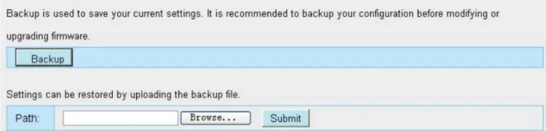FOSCAM SD2X - Back-up & Restore - 1