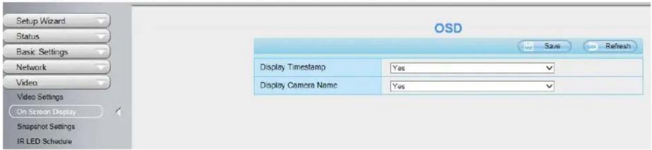 FOSCAM SD2X - On Screen Display - 1