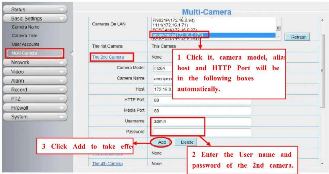 FOSCAM SD2X - Add Cameras on LAN - 1