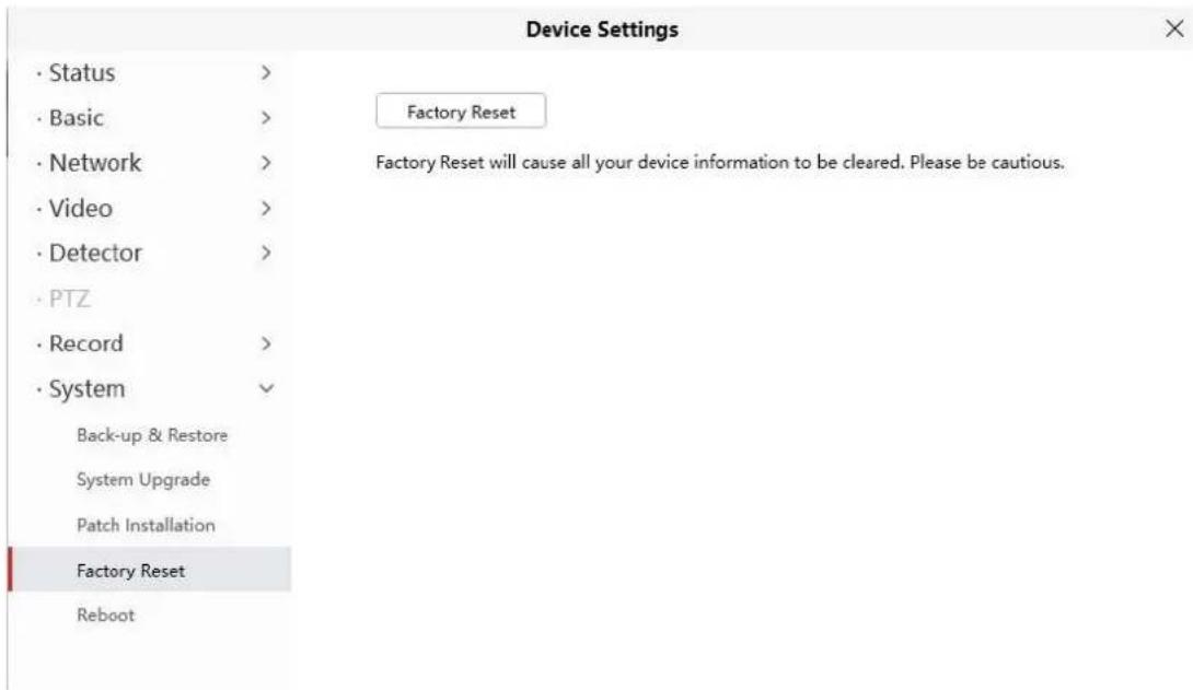 FOSCAM SD2X - Factory Reset - 1