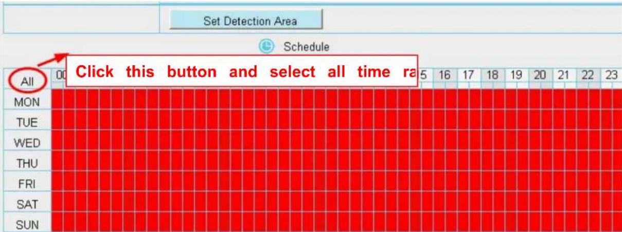 FOSCAM SD2X - Alarm Schedule - 1