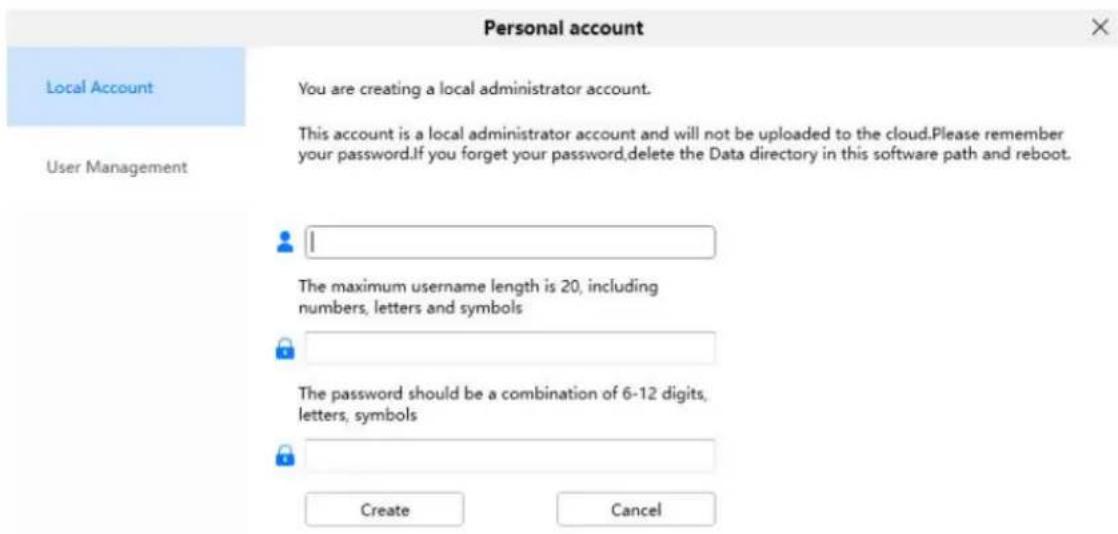 FOSCAM SD2X - Create Account - 1