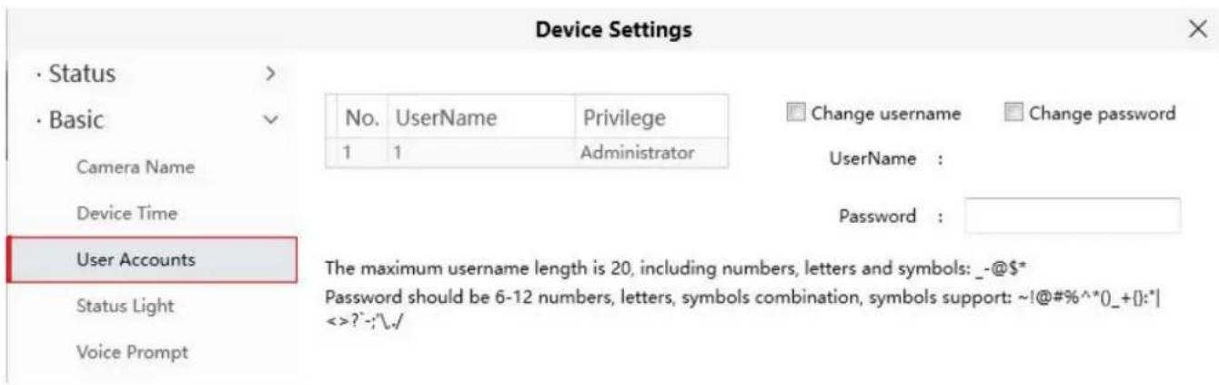 FOSCAM SD2X - User Accounts - 1