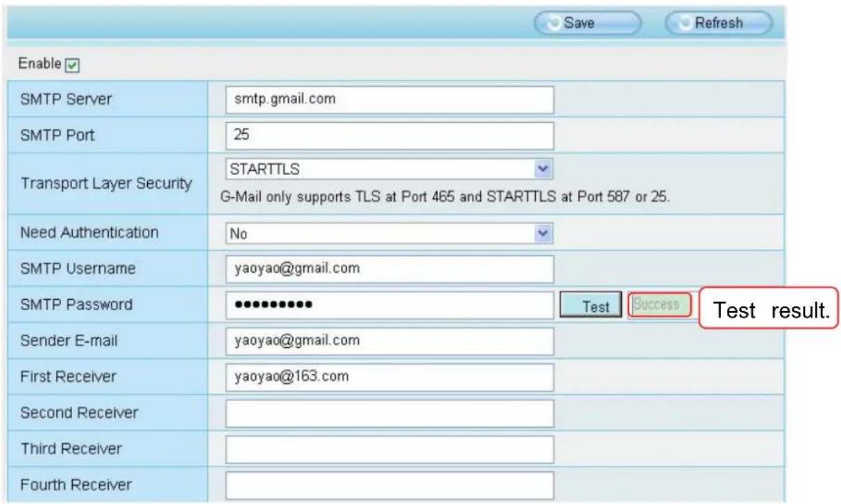 FOSCAM SD2X - Mail Settings - 2
