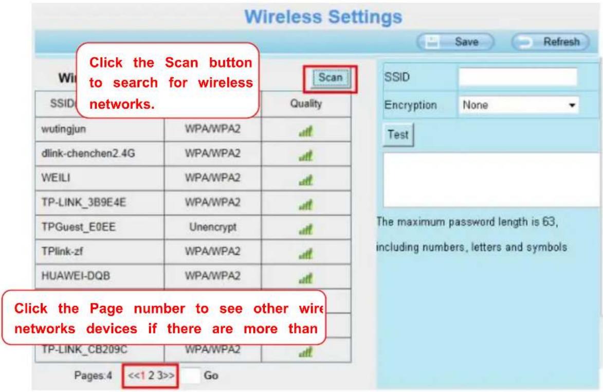 FOSCAM SD2X - Wireless Settings - 1