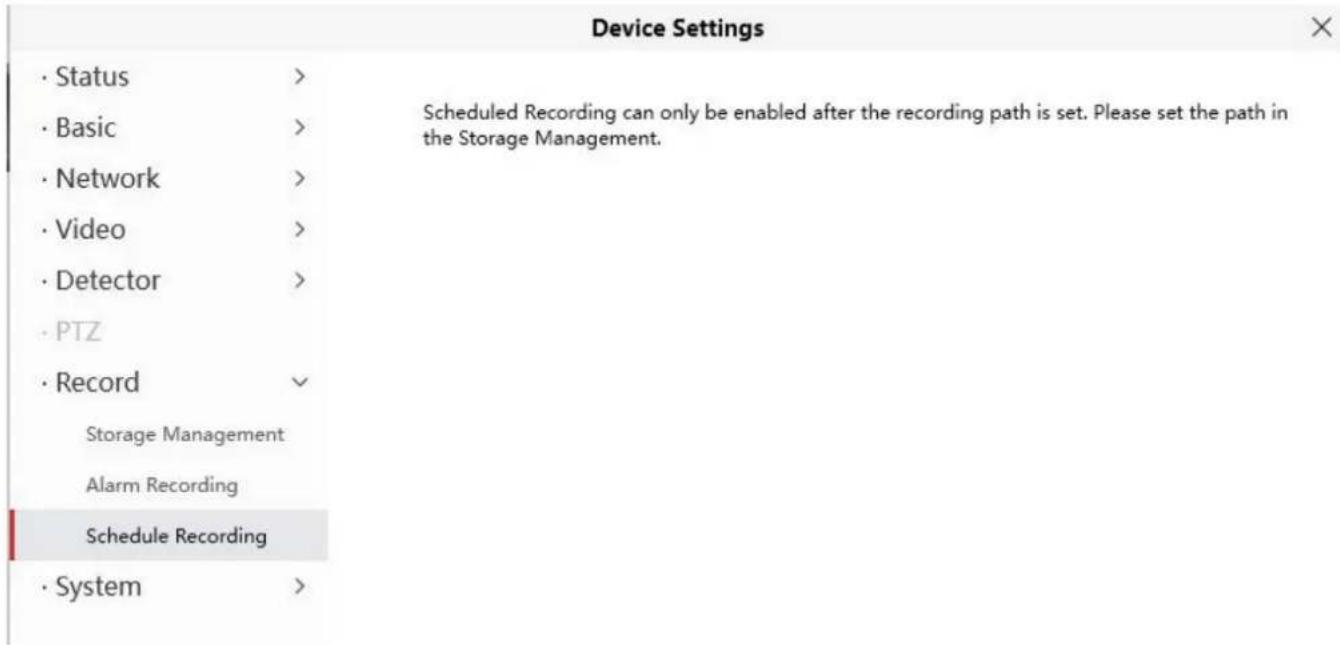 FOSCAM SD2X - Schedule Recording - 1