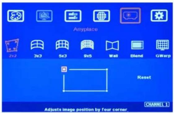 GeoBox M801 - [2x2] 4 corner geometry alignment - 1