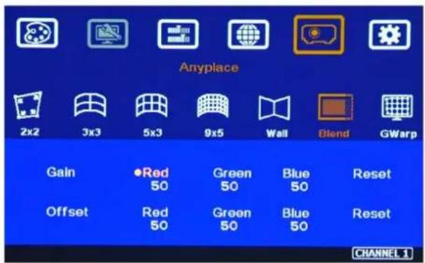 GeoBox M801 - [Color]: Individual projector white balance and color correction - 2