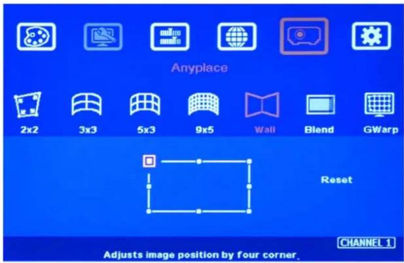 GeoBox M801 - Corner Wall geometry adjustment - 1