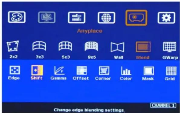 GeoBox M801 - [Shift]: shift image position and execute Edge Mask - 1