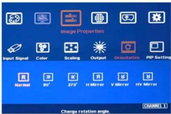 GeoBox M801 - Image rotation and flip - 1