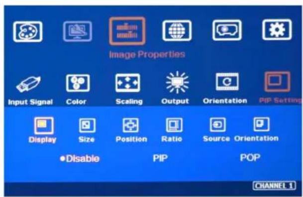 GeoBox M801 - Dual window display-- PIP/POP (Picture in picture and side by side) - 2