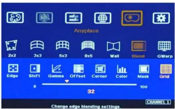 GeoBox M801 - Grid pattern pixel size selection - 5