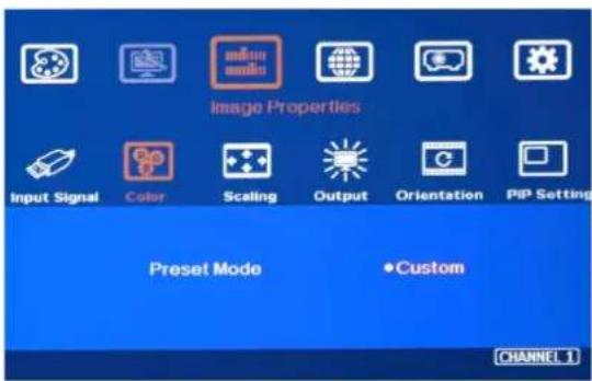 GeoBox M801 - Preset Color Temperature and independent RGB color adjustment - 1