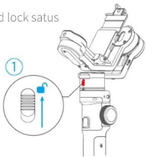 FeiyuTech AK2000S - Unlock and Lock - 4