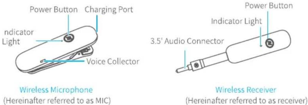 FeiyuTech AK2000S - Wireless MIC Kit - 1