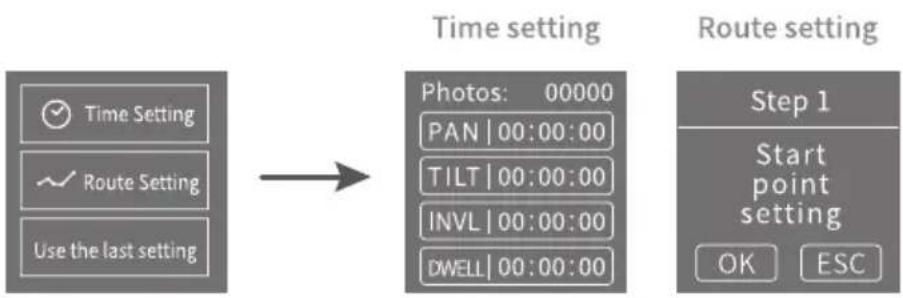 FeiyuTech AK2000S - Motion-timelapse mode setting - 2