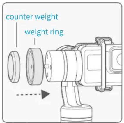 FeiyuTech G5 - Camera balance adjustment - 1