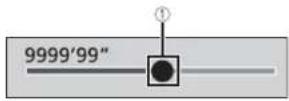 PIONEER AVH-Z5100DAB - Operating the time bar - 1