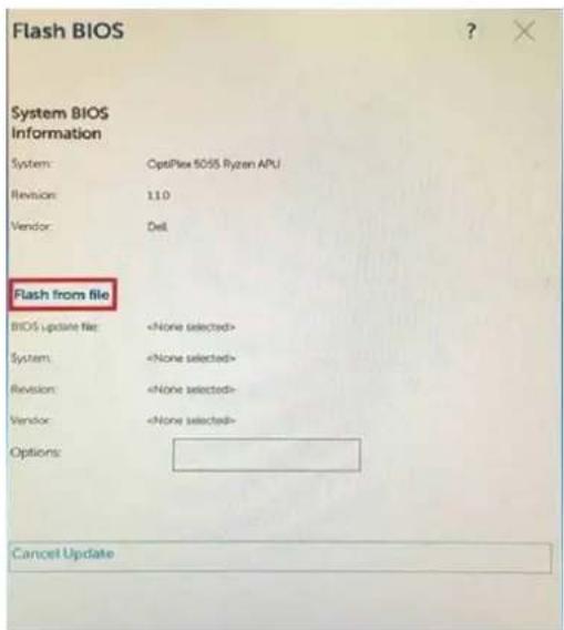 DELL OptiPlex 5070 SFF - CAUTION: Do not power off the system during the BIOS update process. Powering off the system could make the system fail to boot. - 2