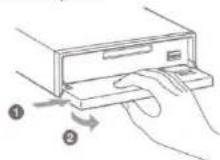 SONY MDX-C8900FP - Detaching the front panel - 1
