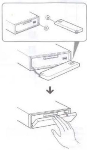 SONY MDX-C8900FP - Attaching the front panel - 1
